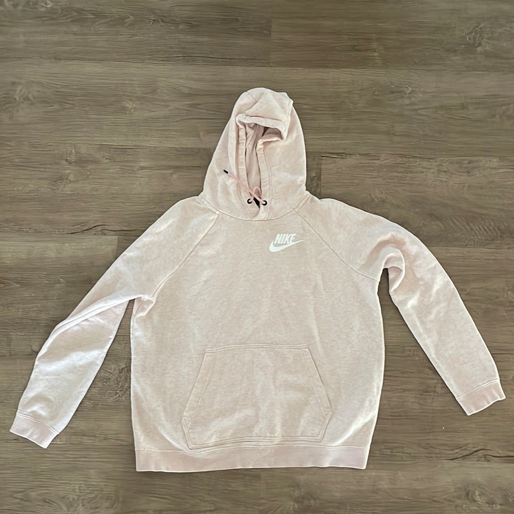 Pink Nike hoodie